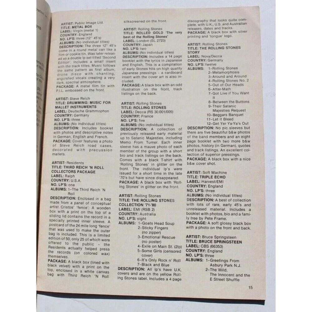 Vtg Hot Wacks Quarterly Magazine Vol 2 No 4 Fall 1981 Box Sets Girlschool RARE - Picture 4 of 6